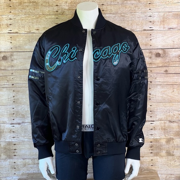 Starter Large Mens Jacket Chicago Bulls - Picture 4 of 15
